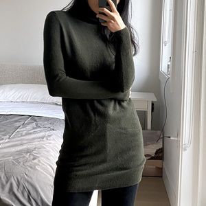 Equipment Cashmere Turtleneck Sweater Dress